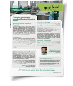 EN Regional hospital IJsseland customer testimonial Mockup EN Regional hospital IJsseland customer testimonial Mockup