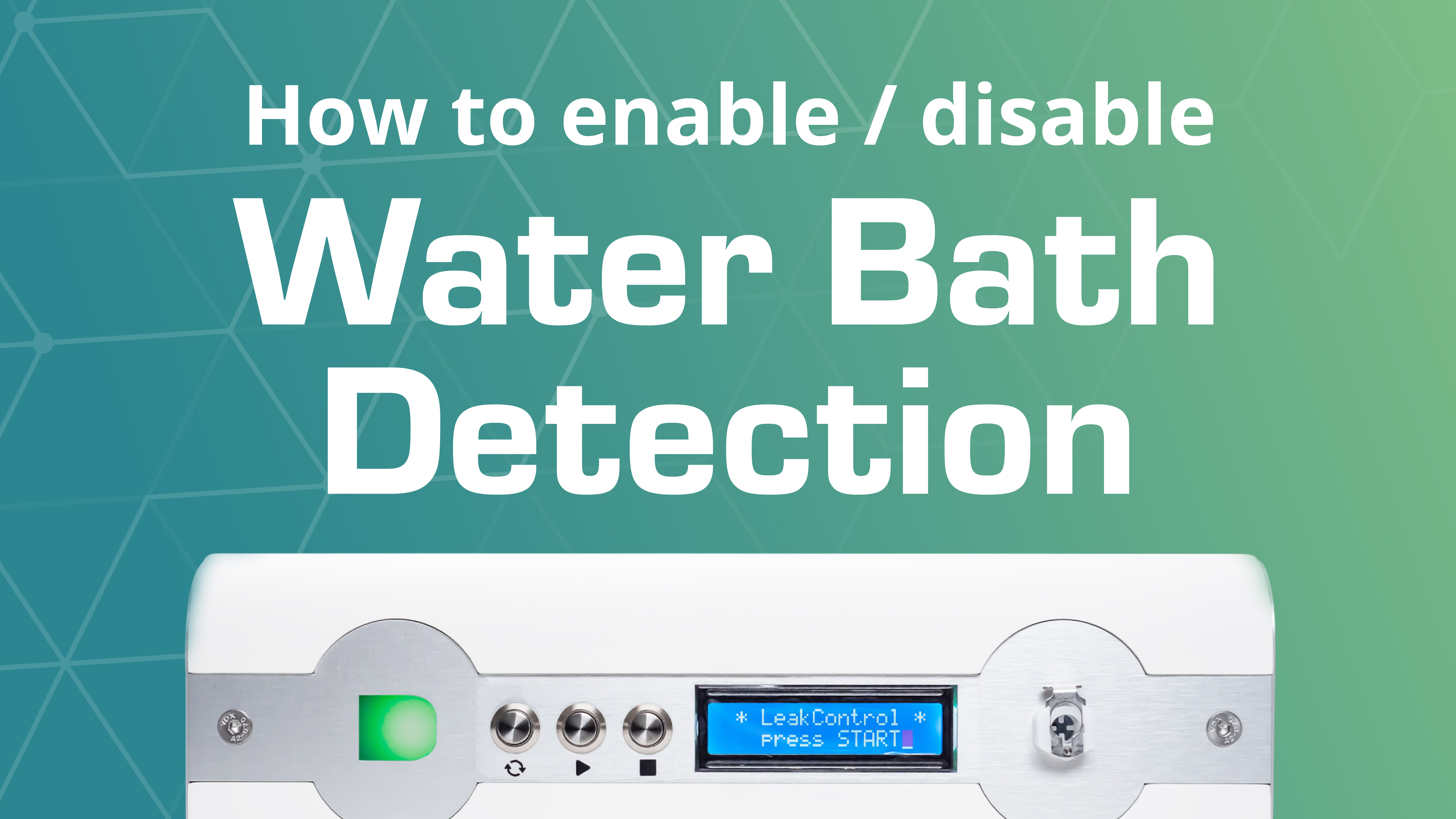 LeC Tutorial Thumbnail | Water Bath Detection